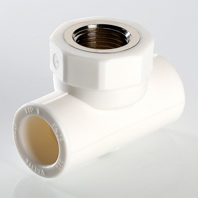 VTp.732.0.02005 Фитинг полипропиленовый – тройник с переходом на внутреннюю резьбу Valtec 20 мм х 3/4"  - Вид №3