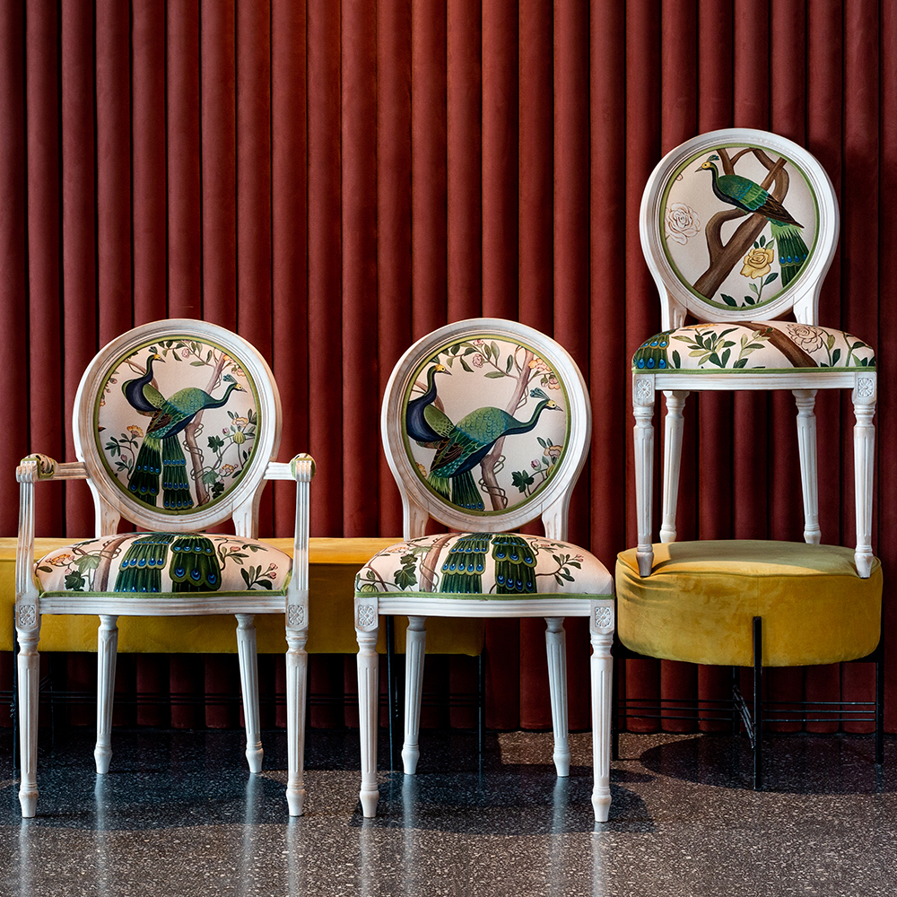 21060743 Стул «Индокитайский зелёный павлин» (версия 1) Object Desire  - Вид №9