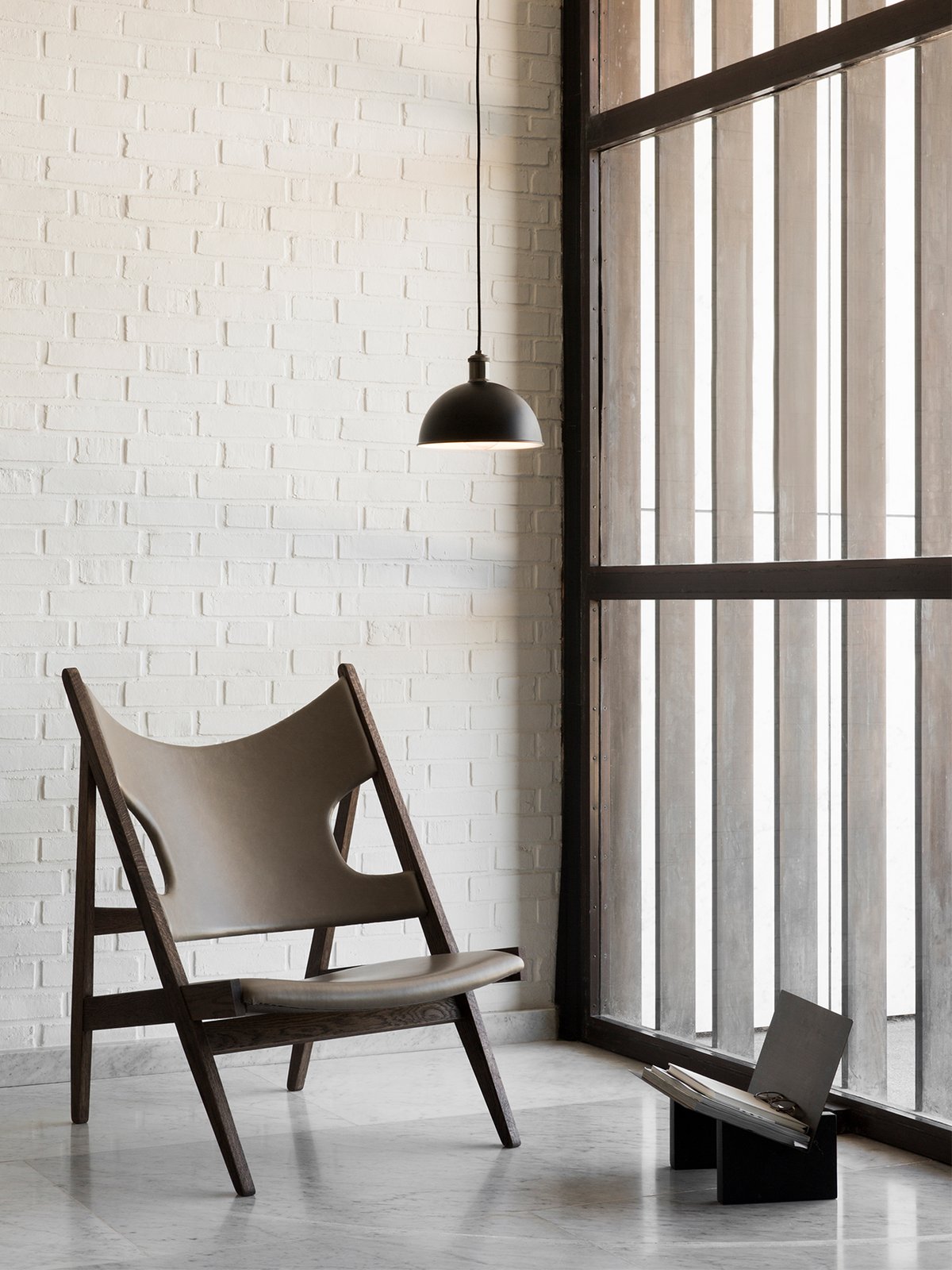 9680004-020600ZZ MENU Вязание Кресло для отдыха Темный мореный дуб | Дакар 0311  - Вид №8