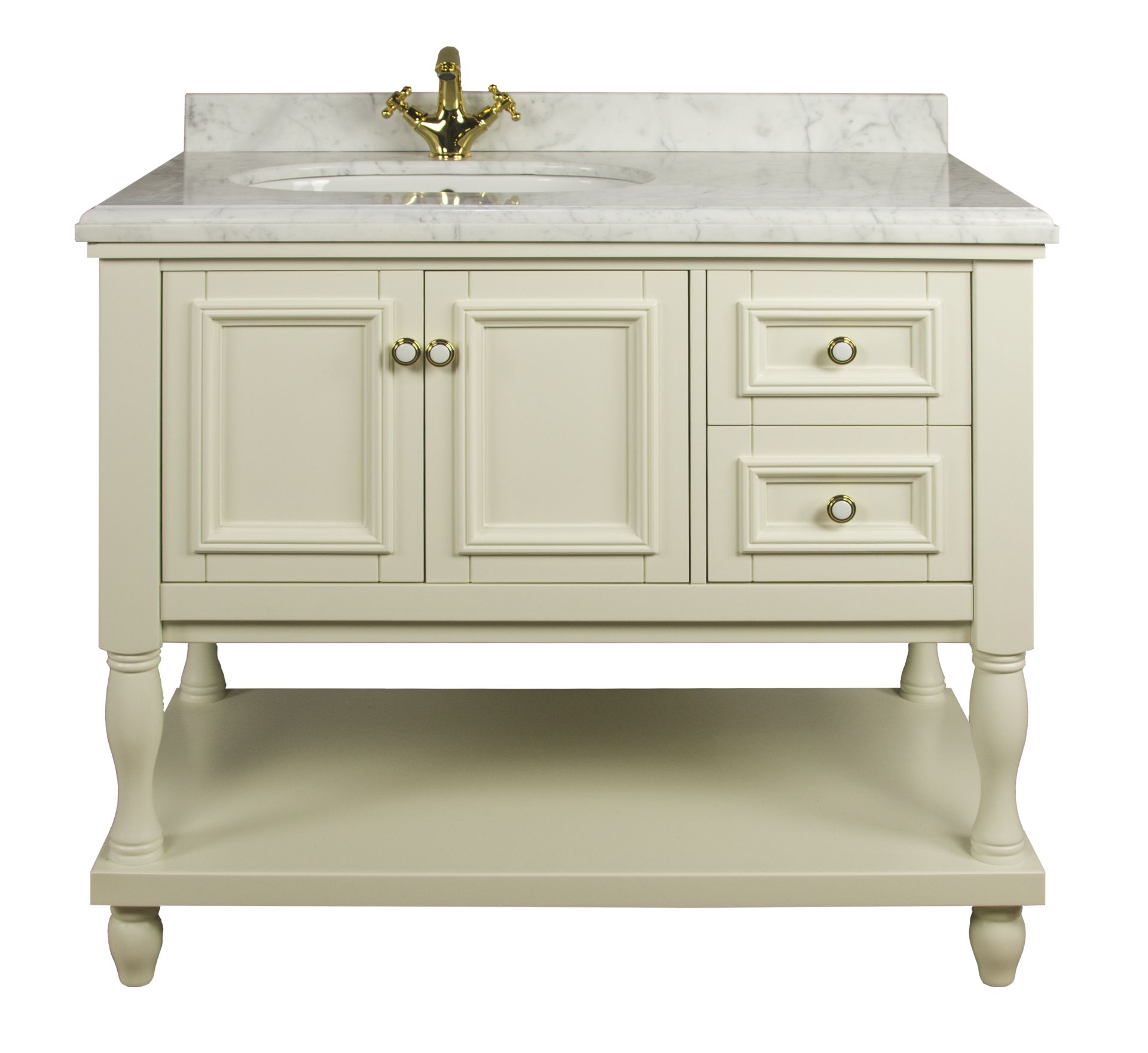 Тумба EDEN 105 арт. TS-8003-CL Левая Белый Tessoro TS8003CWL - Вид №1