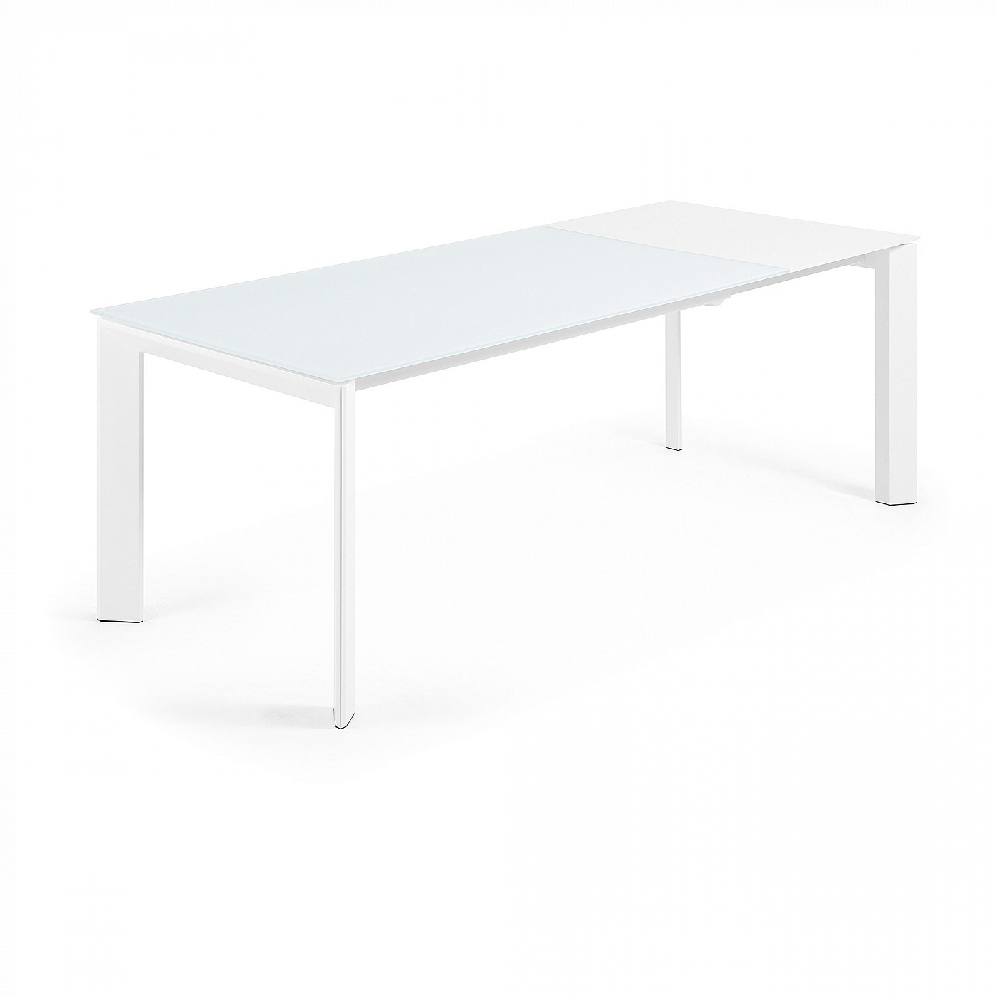 045454 ATTA Стол 160 (220) x90 белое стекло La Forma Axis