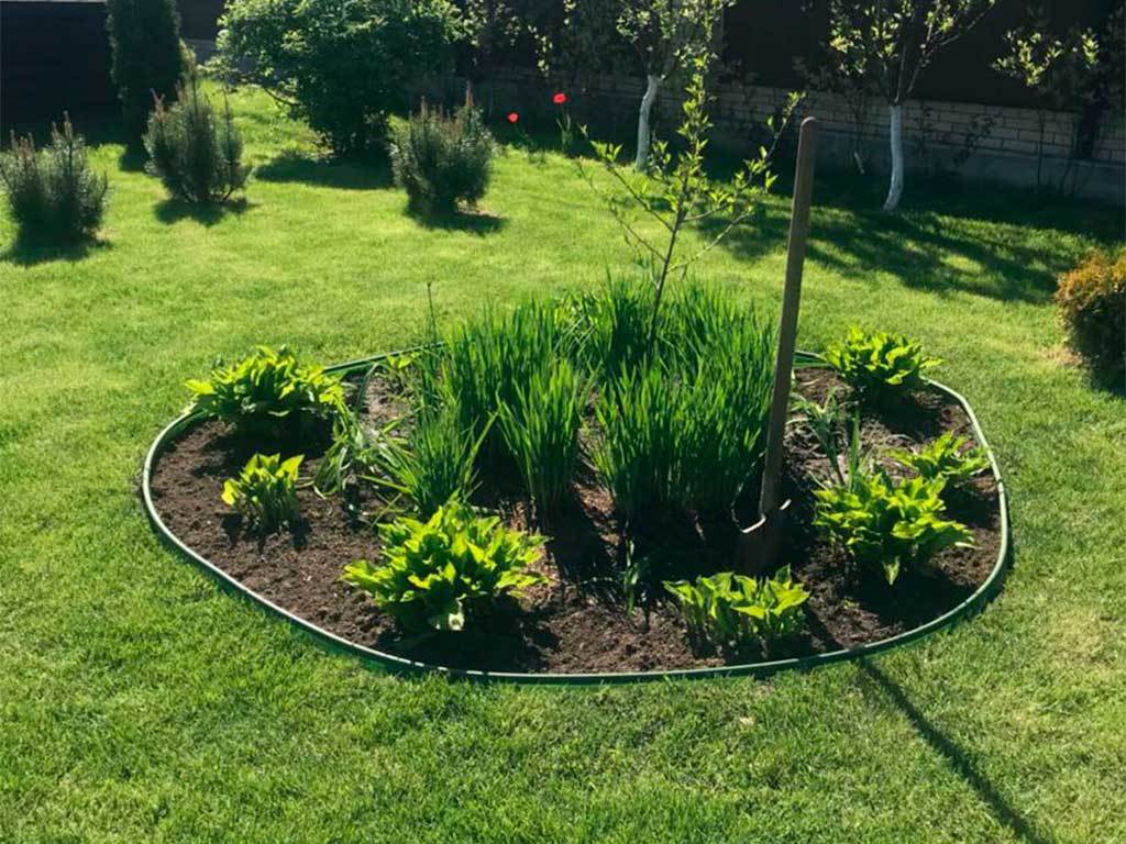 Садовый бордюр "Канта PRO", чёрный ГеоПластБорд GPBST-57 - Вид №8