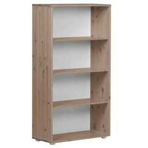 Стеллаж Flexa Classic storage с 3 полками, коричневый/серый