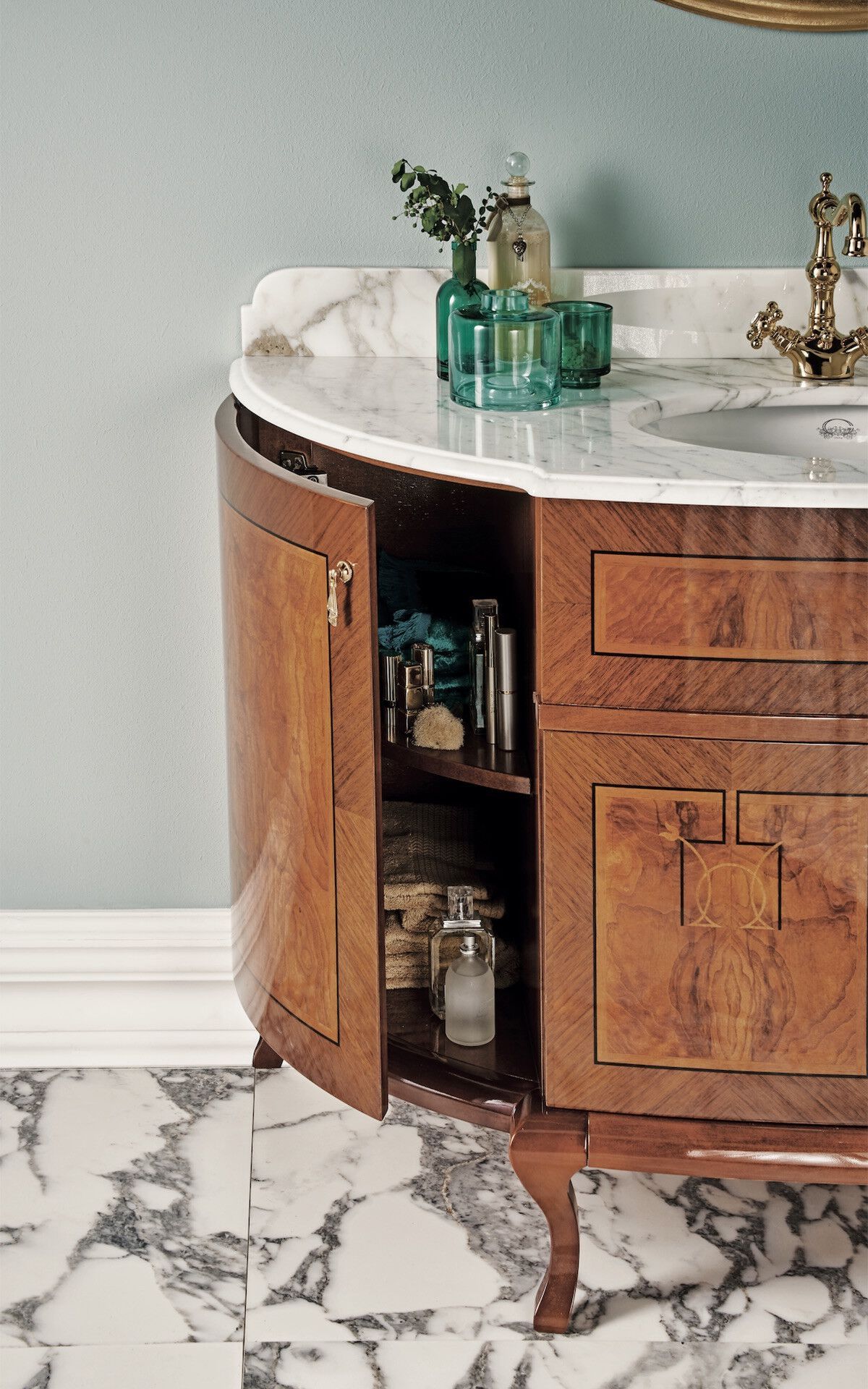 Напольный умывальник с дверцами Gaia Mobili Classic ARCH-00124607 - Вид №2