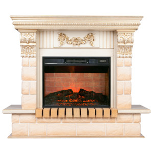 90368782 Каминокомплект GRACIA 25.5/24 WT + IRVINE 24 STONE STD/24 STLM-0203071 REALFLAME