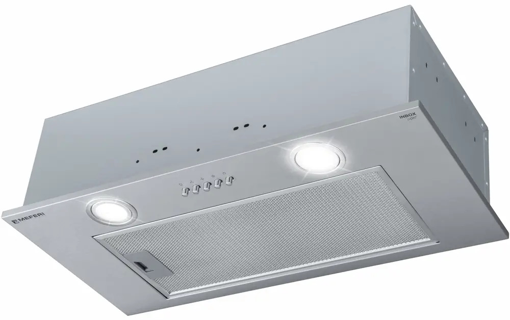 91505116 Встраиваемая вытяжка Meferi Inbox60IX Light 60 см цвет серый STLM-0888314
