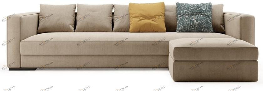 PRADDY 4-х местный льняной диван  Ml354 