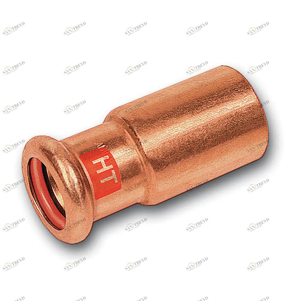 1122431812 SANHA 12243 пресс-фитинг солн.,медь, ниппель переходн. ВПр-НПр 18ax12 мм 