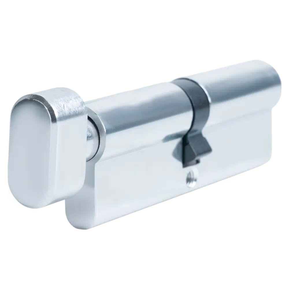 Цилиндр EDS-CYL 50x50 мм ключ/вертушка цвет хром EDSON STLM-2098110