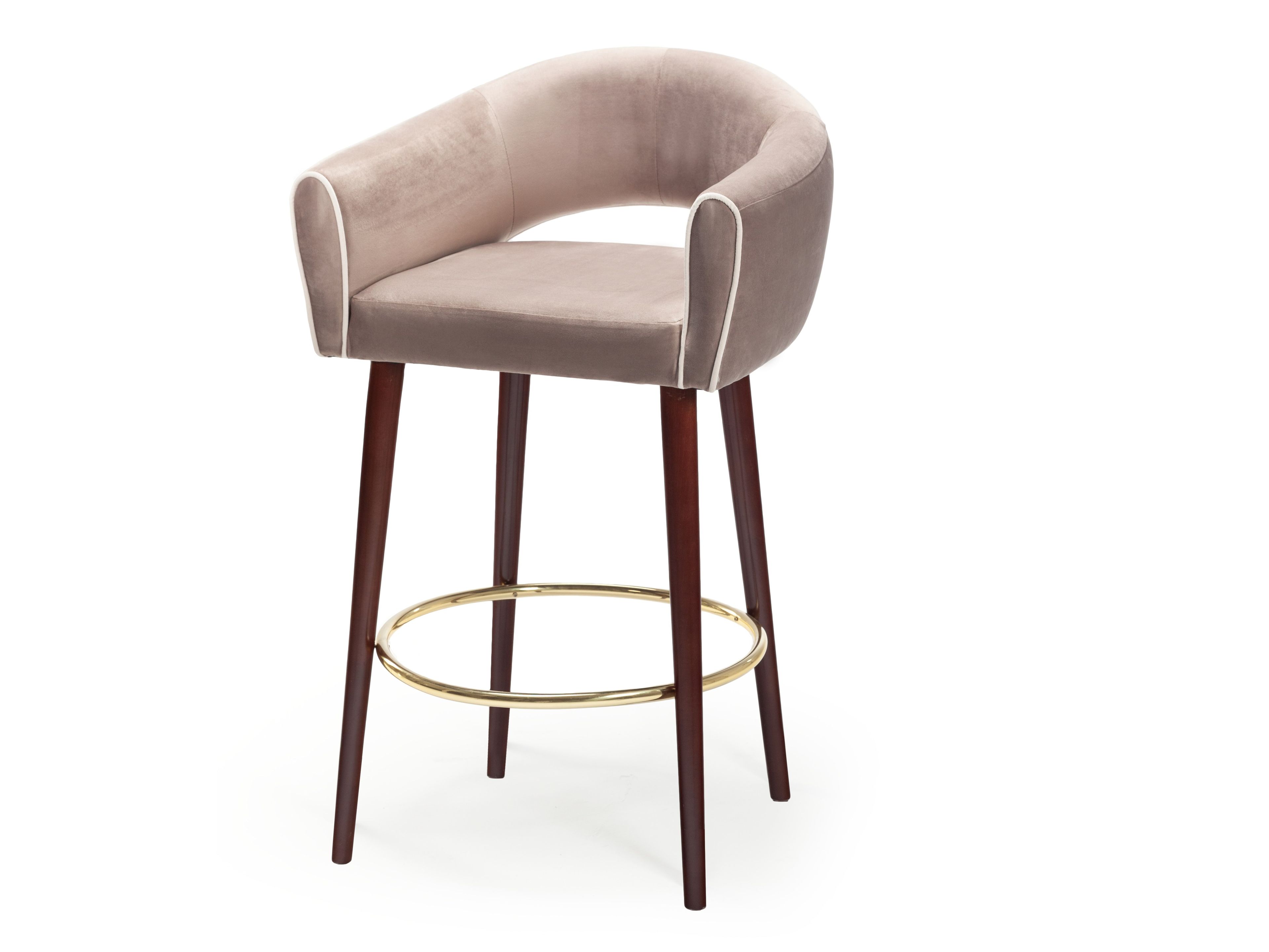 Тканевый мягкий стул с подлокотниками со спинкой Mambo Unlimited Ideas Grace ARCH-00067585 - Вид №4