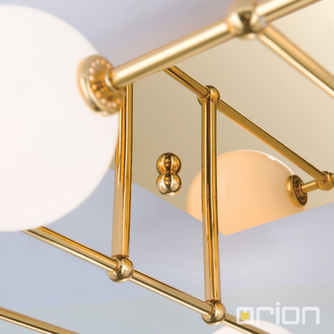 Orion DL 7-658/5 gold/503 светильник потолочный Pipes 119484 - Вид №2