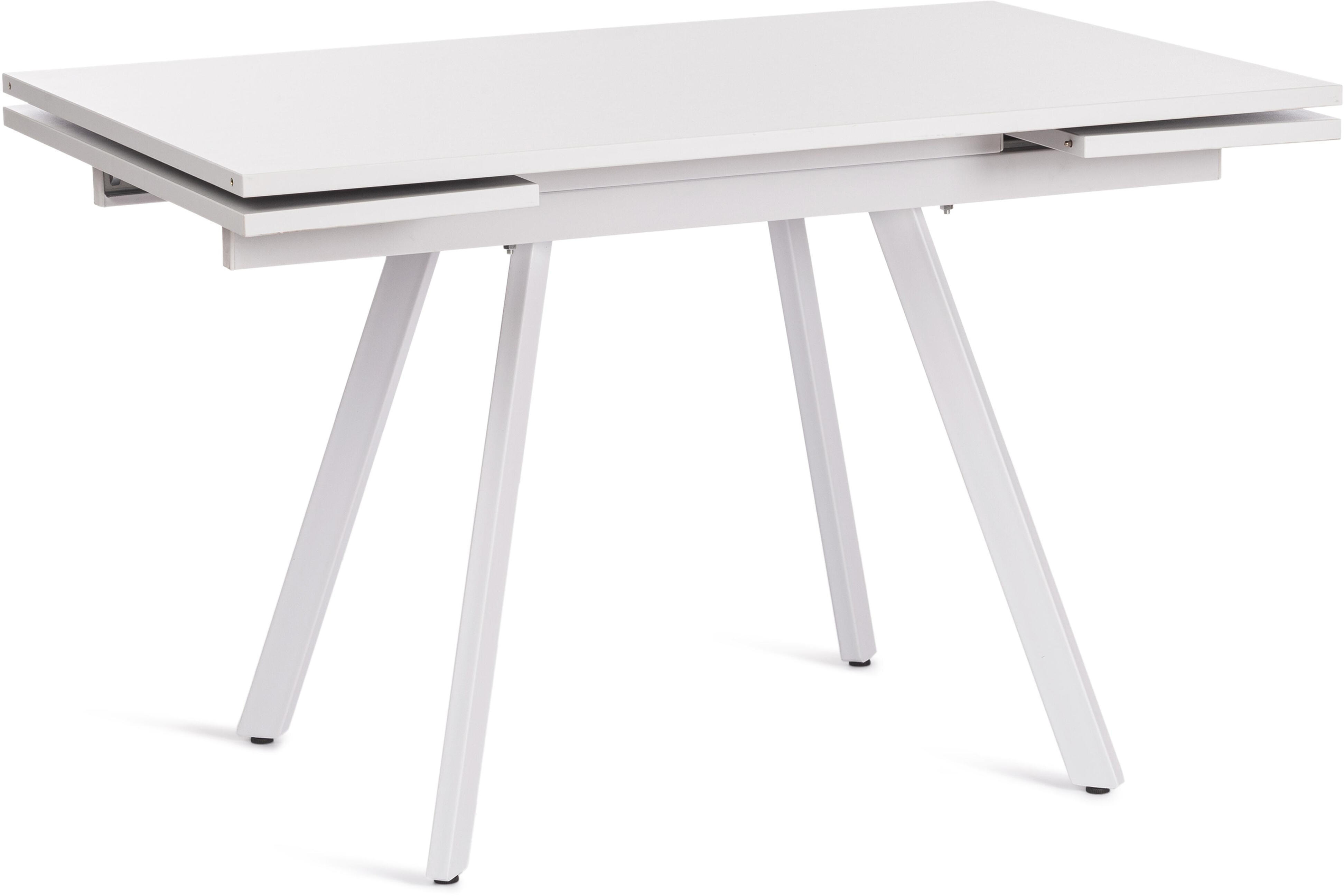 91000028 Обеденный стол прямоугольный vigo 120-180x80 см ЛДСП цвет белый MODERN STLM-0432790 TETCHAIR