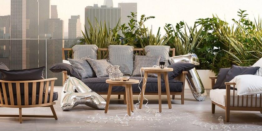 Gervasoni Круглый стол ироко со столешницей из каррарского мрамора Gervasoni outdoor sun-id-1495420 - Вид №8