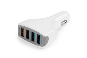 16016910 Адаптер питания , 12V;5V 4-USB, поддержка quick charge 3.0, MP3A-UC-CAR18 Cablexpert