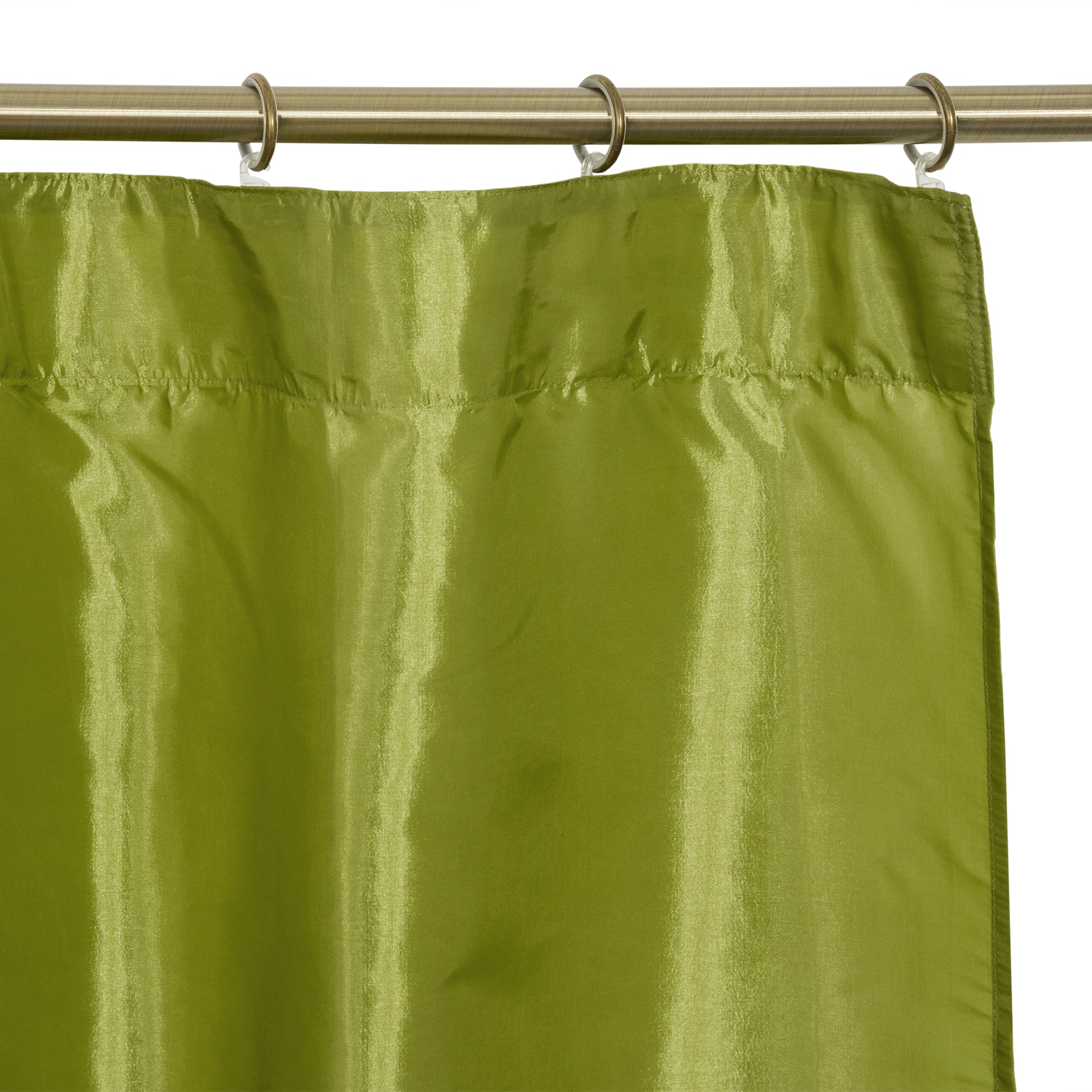 82111942 Штора на ленте «Taffy Apple 4», 140х260 см, однотон, цвет зелёный Santreyd  - Вид №2