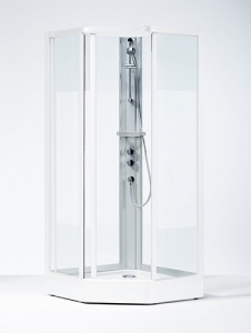 637082 IFO Душевая кабина пятиугольная сплошная SKP VS, Front SKP VS 900 x 900