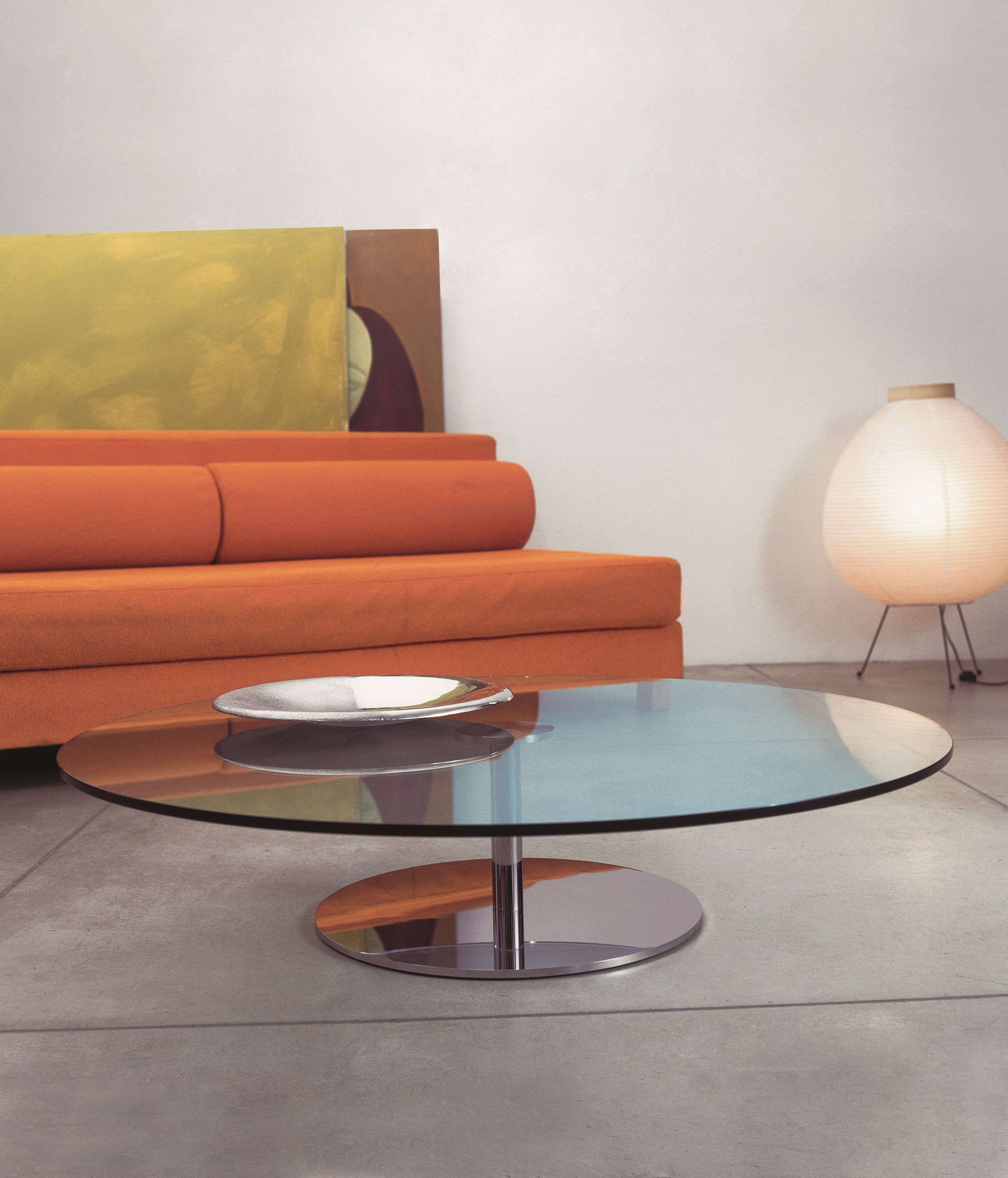 Круглый журнальный столик из закаленного стекла Tonelli Design ARCH-00055693 - Вид №4