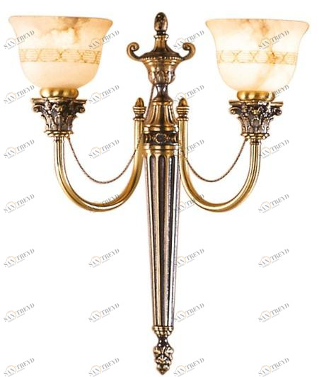 Possoni Illuminazione Атласная аппликация алебастром Mila 27089/a2