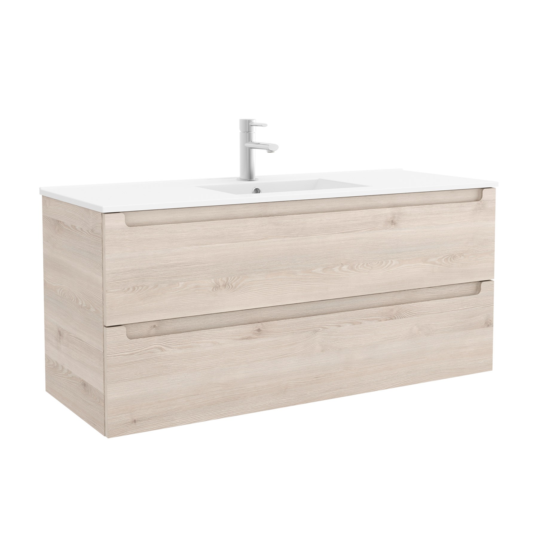 23942 SALGAR Мебель под умывальник MONTERREY 1200 2 металлических ящика NATURAL 1197 x 540 x 450 мм Естественный  - Вид №1