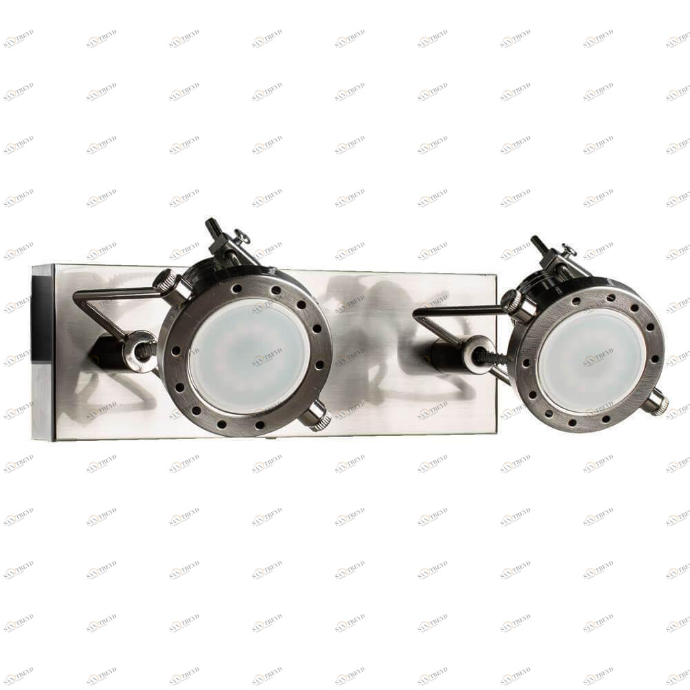 Спот потолочный серебристый Arte Lamp Costruttore A4300AP-2SS ARTE LAMP COSTRUTTORE SILVER 00-3926272 Серебро 