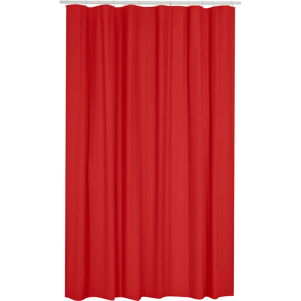 Штора для ванной Аквалиния PE1148C 180x200 см PEVA цвет красный STLM-2180763