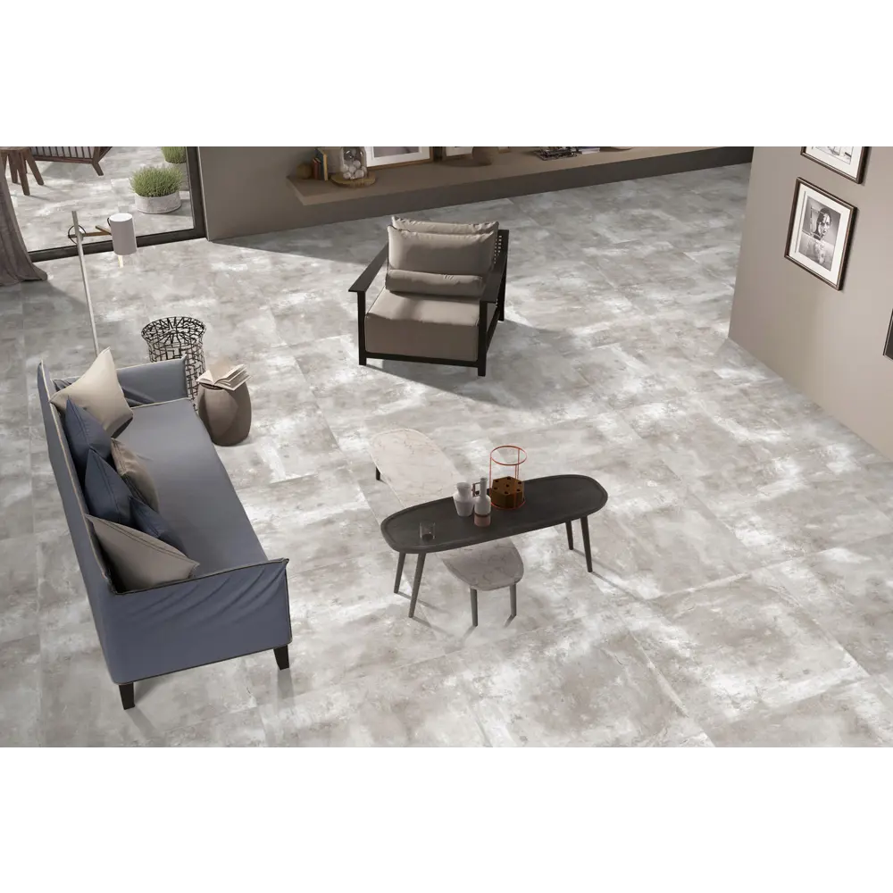 INCOLOR Boston - керамогранит серый полированный 60х60 см 83762990 STLM-0044420 - Вид №7