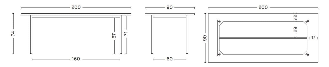 Стол из МДФ Hay TWO COLOR ARCH-00124729 - Вид №32