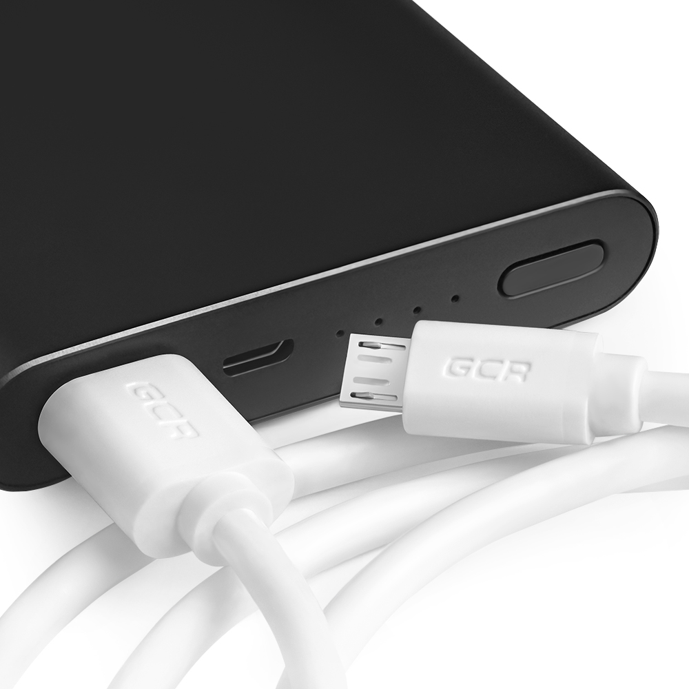 GCR-UA9MCB3-BB2S-1.0m кабель 1.0m usb 2.0, am/microb 5pin, белый, 28/28 awg, экран, армированный, морозостойкий Greenconnect Santreyd  - Вид №3