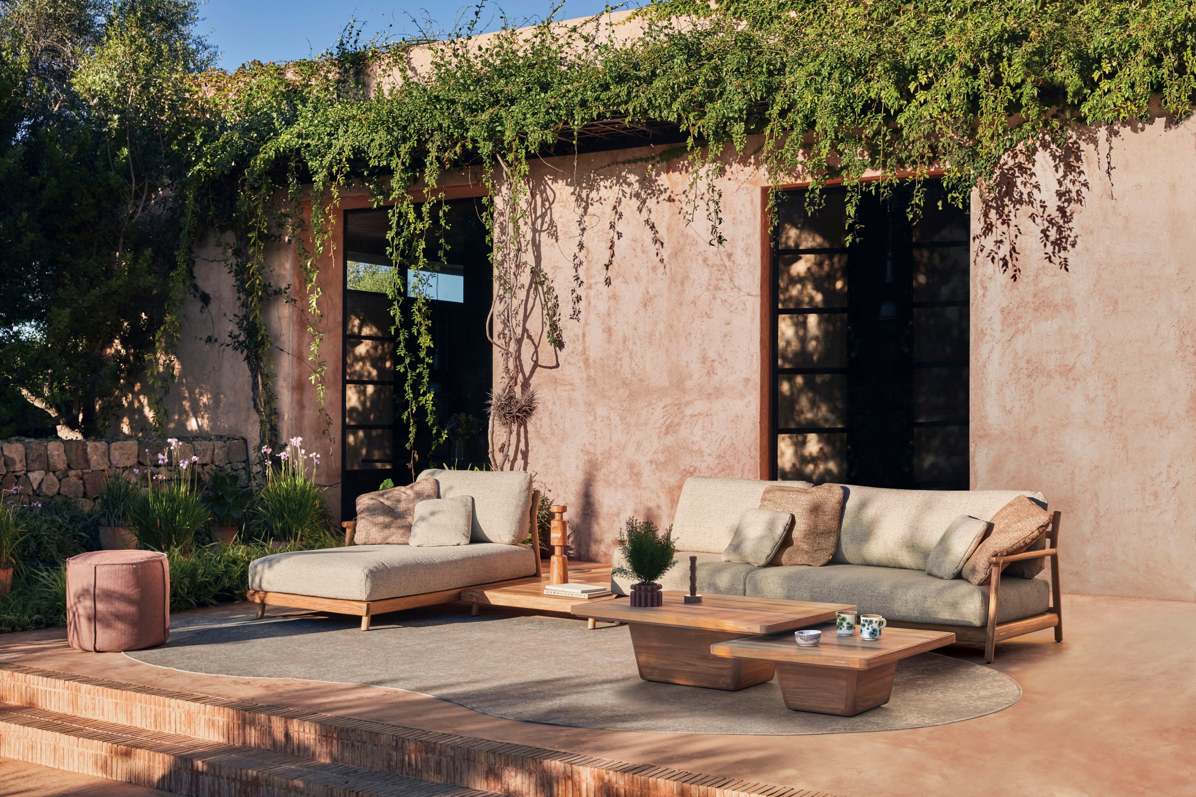 Садовый диван из тикового дерева MANUTTI Muyu ARCH-00015954 - Вид №4