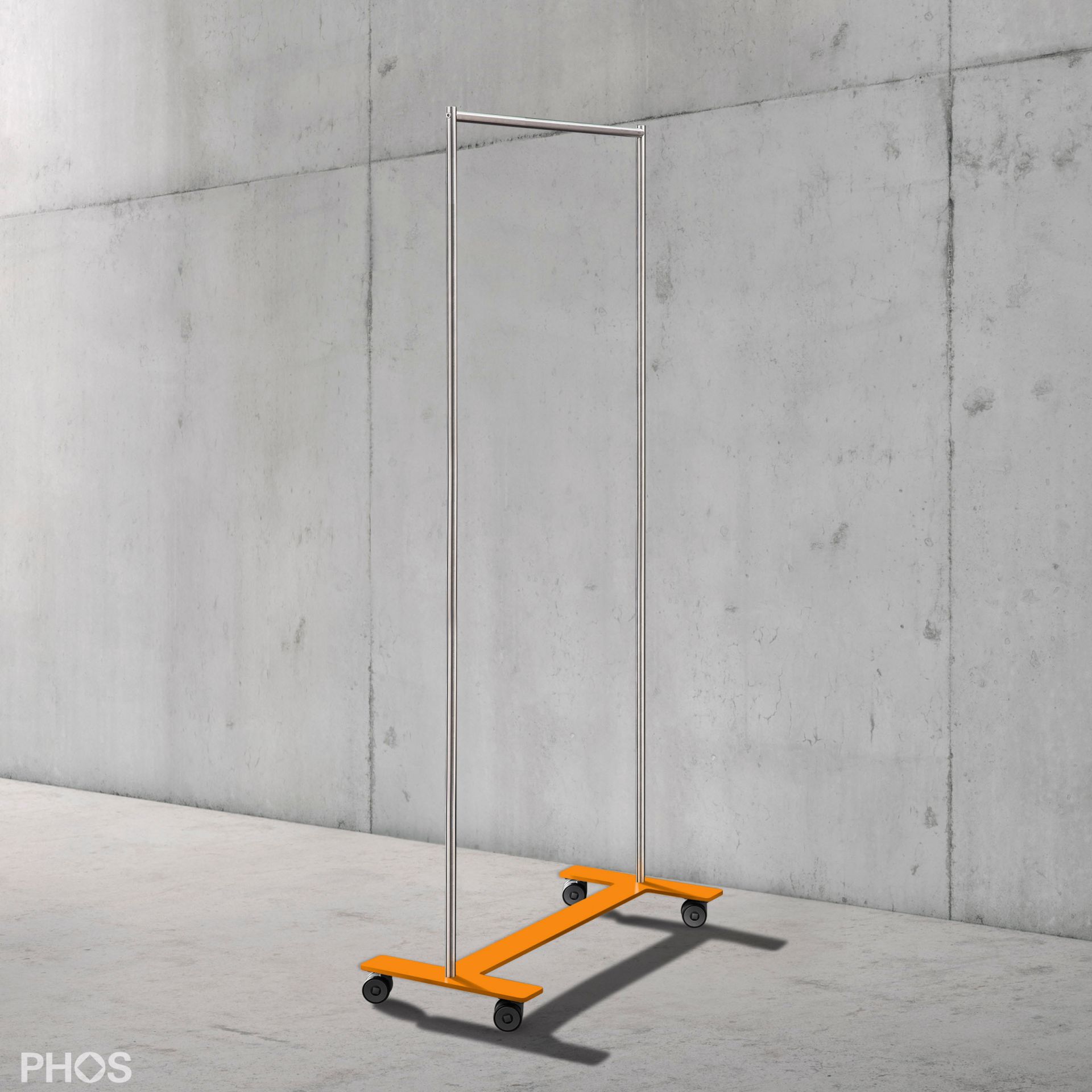 GWT1-BPO Платяной шкаф Twin Pur с платяной штангой, основание: оранжевое. PHOS 