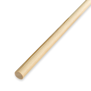 84460763 Круглый погонаж деревянный сращенный 15х1000 мм хвоя Экстра STLM-0050286 Santreyd