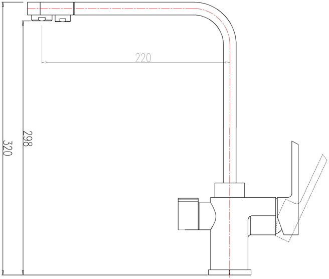 Смеситель ZorG Clean Water ZR 334 YF-WHITE для кухонной мойки, белый - Вид №1