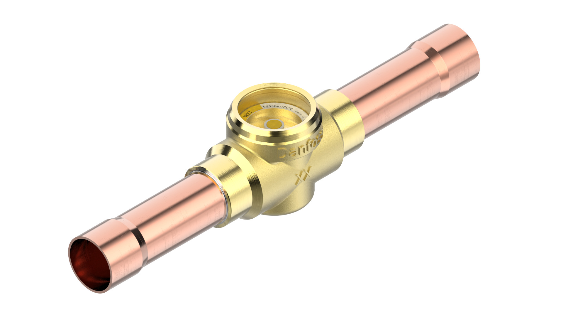 Danfoss SGN — Смотровые стекла с индикатором влажности SGN 12 Смотровое стекло 014-0203  - Вид №5