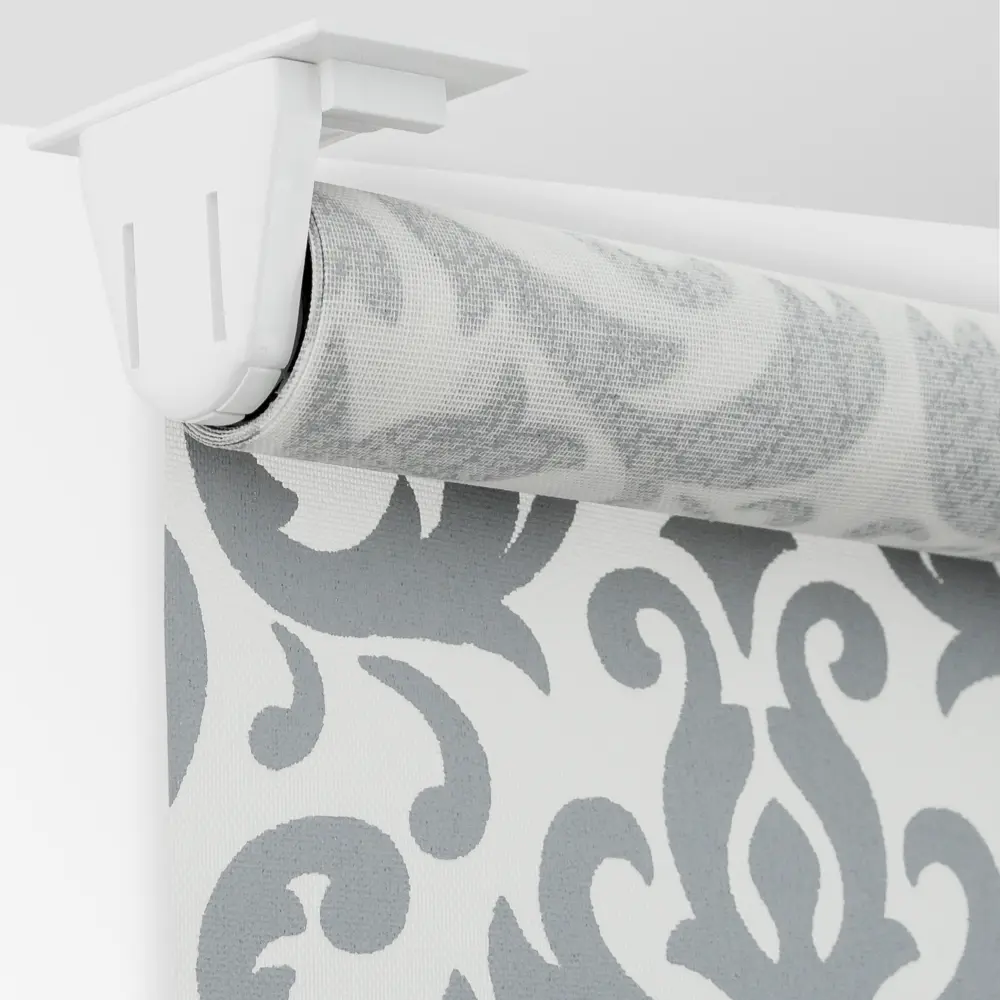 Штора рулонная «Вензель», 120х175 см, цвет серый GARDEN Нео-классика STLM-2177592 - Вид №2