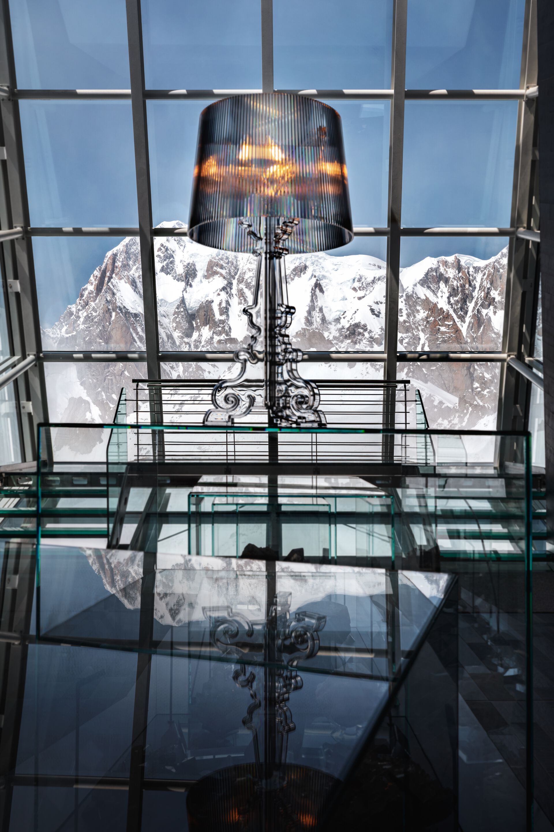 Поликарбонатная светодиодная настольная лампа с регулируемой яркостью Kartell BOURGIE ARCH-00127267 - Вид №3