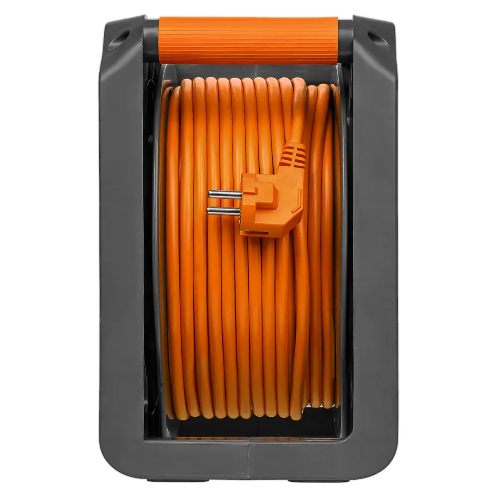 Удлинитель на катушке TDM Electric Люкс 4 розетки с заземлением ПВС 3x1.5 мм 30 м STLM-2027711 - Вид №3