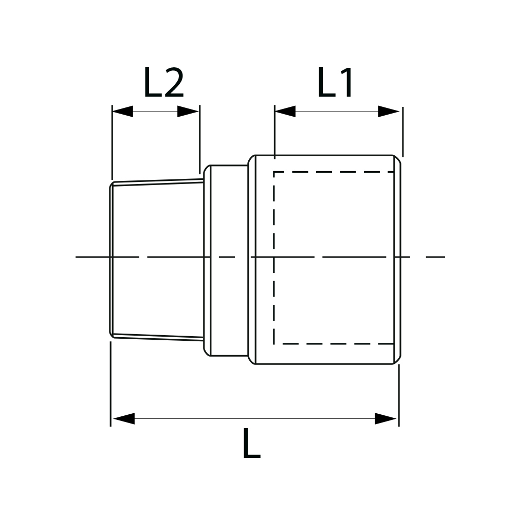 8243008006000 Редукционные вставки Tece  - Вид №1