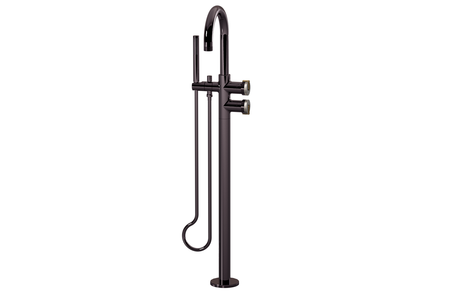 E-11554-R1SN-L1VBB-OX Смеситель напольный отдельностоящий (внешняя часть) GRAFF MOD+