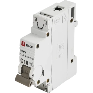Автоматический выключатель EKF 10 A C10 4.5 kA