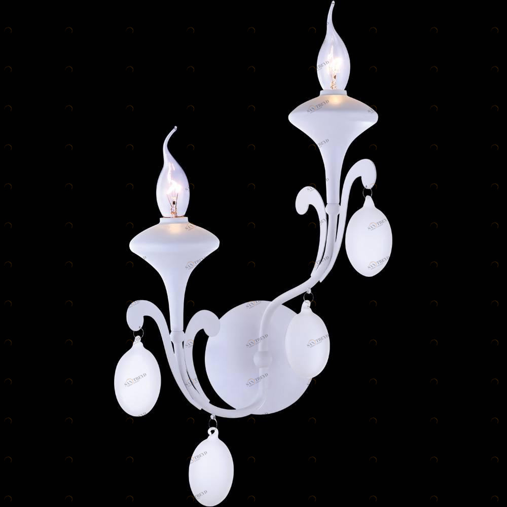 Бра Arte Lamp Montmartre A3239AP-2WH ARTE LAMP СВЕЧА 077222 Белый;прозрачный 