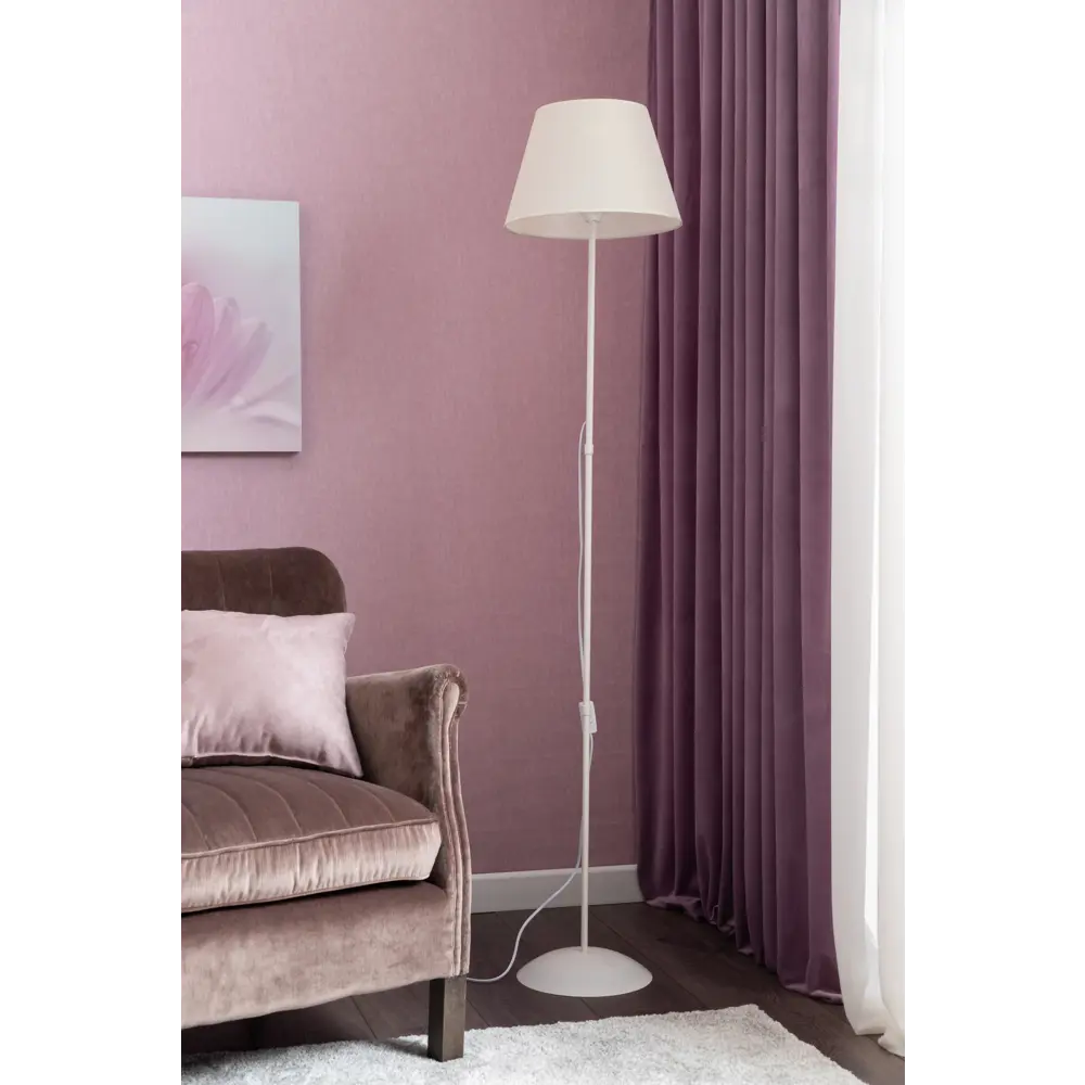 Основание для торшера Simple 1 лампа 3м² Е27 цвет бежевый с золотом 15464326 STLM-2127372 Vitaluce  - Вид №7