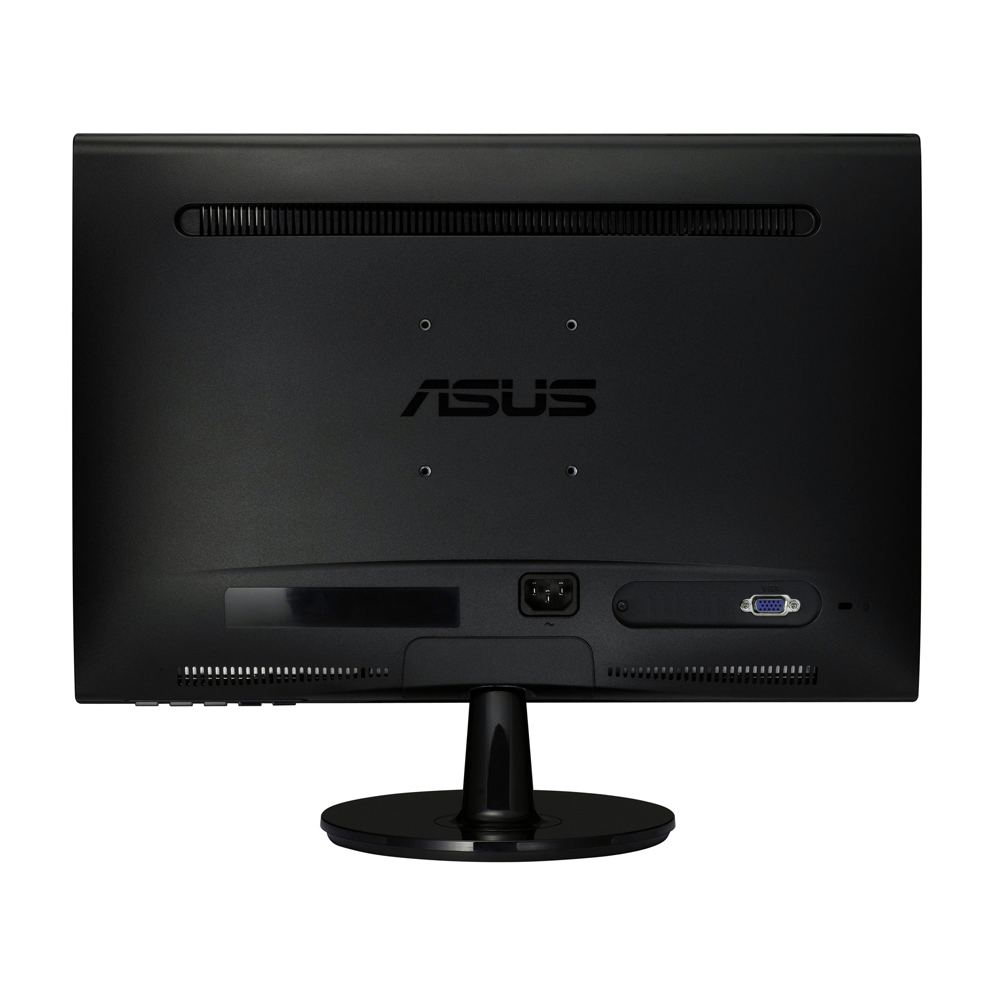 VS197DE, 90LMF1001T02201C-, 90LMF1301T02201C- vs197de 18.5" wide led monitor, 16:9, 1366 x 768, 5ms, 200 cd/m2 , 50 m :1, 90°(h), 65°(v), d-sub, kensington lock, slim design, vesa 75x75 mm, energy star®, black ASUS Santreyd  - Вид №4