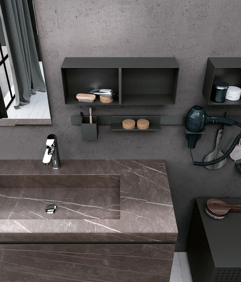 Archeda Мебель для умывальника напольная с ящиками Linea sun-id-1460035 - Вид №4