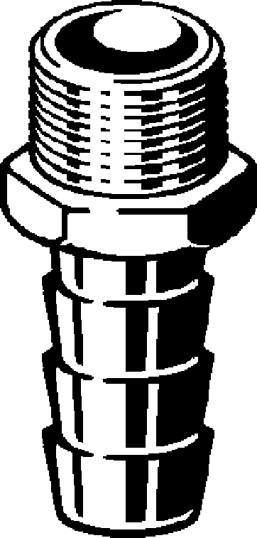 Viega Шланговый штуцер 1845 (112097) 112 097 - Вид №1