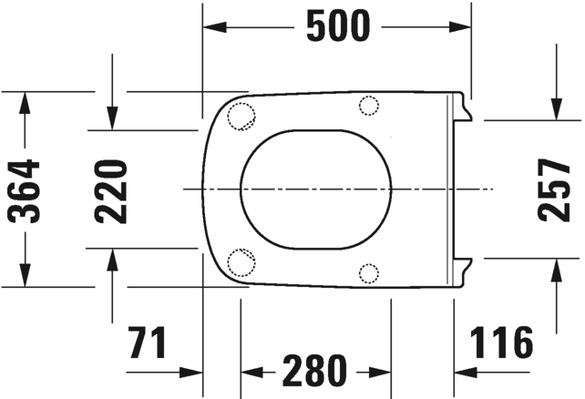 0062310000 Крышка сиденье для унитаза Duravit Durastyle - Вид №3