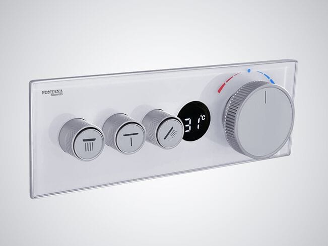 Электронный термостатический смеситель для душа с пластиной Fontana Showers TOBARRA ARCH-00033276 - Вид №1