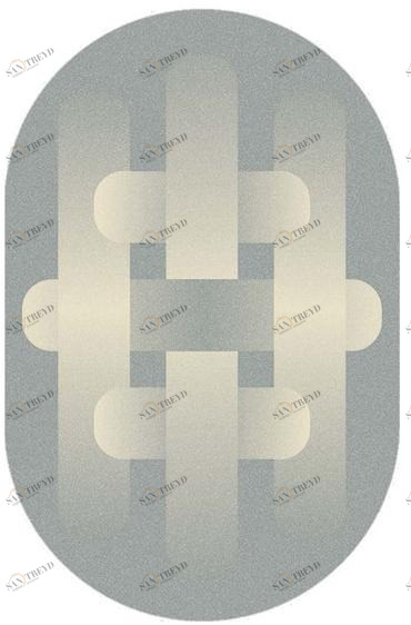 HC28 Cosmo Овальный коврик с геометрическими мотивами  76c010-15 