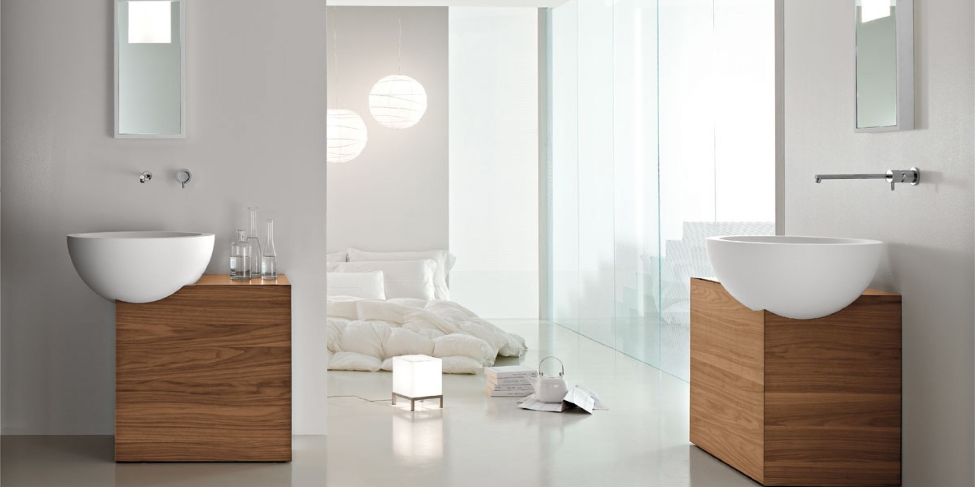 Toscoquattro Смеситель для раковины настенный Rubinetteria нерж.сталь 08RD05IS - Вид №2