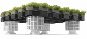 Roofingreen Поднятый наружный модуль с теплоизоляцией