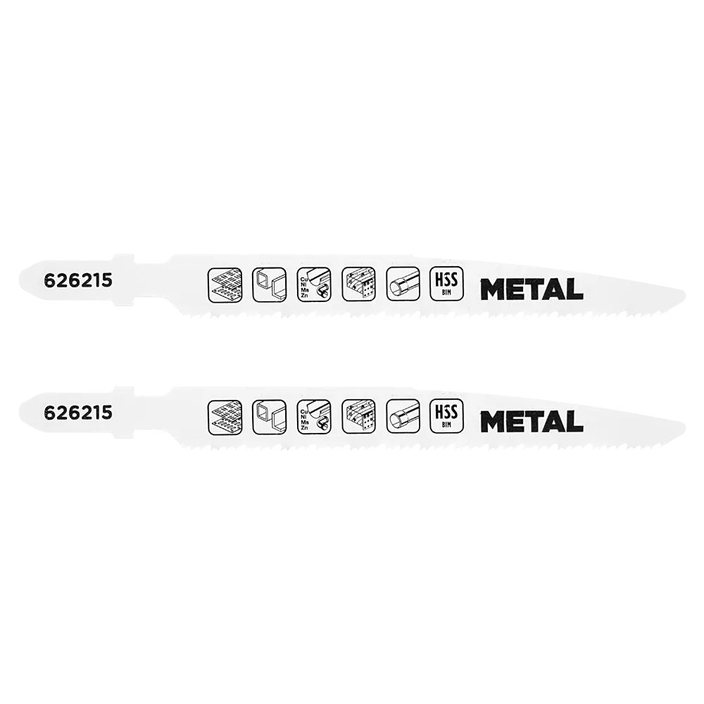 Пилка для электролобзика по металлу KWB 626215, 2 шт STLM-2132610